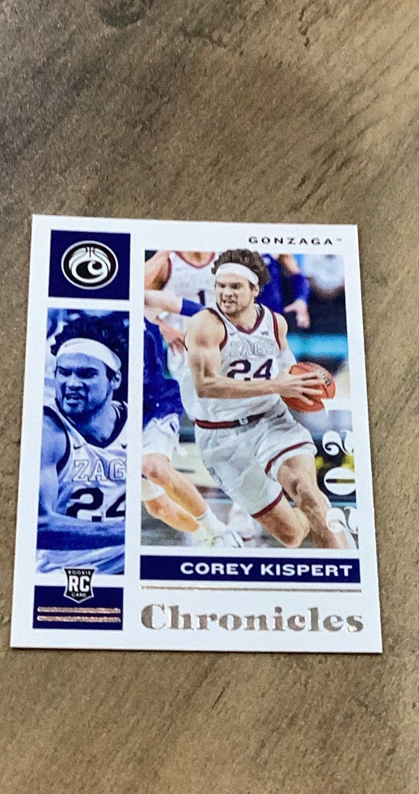 Corey Kispert 2021 Panini Chronicles Draft Picks 8 trading card image front