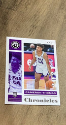 Cameron Thomas 2021 Panini Chronicles Draft Picks 15 trading card image front