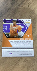 Greg Brown III 2021 Panini Chronicles Mosaic Draft Picks Bronze 264 trading card image rear