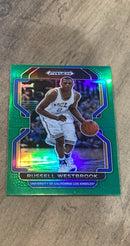 Russell Westbrook 2022 Panini Prizm Draft Picks Green 41 trading card image front
