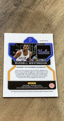 Russell Westbrook 2022 Panini Prizm Draft Picks Green 41 trading card image rear