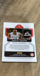 Pascal Siakam 2022 Panini Prizm Draft Picks Green 78 trading card image rear