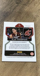 Klay Thompson 2022 Panini Prizm Draft Picks Purple Wave 33 trading card image rear