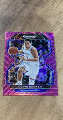 Devin Booker 2022 Panini Prizm Draft Picks Purple Wave 13 trading card image front