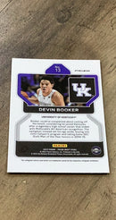 Devin Booker 2022 Panini Prizm Draft Picks Purple Wave 13 trading card image rear