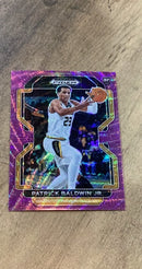 Patrick Baldwin Jr. 2022 Panini Prizm Draft Picks Purple Wave 69 trading card image front