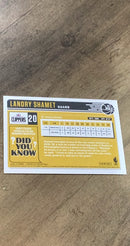 Landry Shamet 2018-19 Panini Chronicles Blue 643 trading card image rear