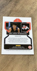 Orlando Robinson 2022 Panini Prizm Draft Picks 66 trading card image rear