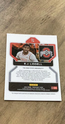 E.J. Liddell 2022 Panini Prizm Draft Picks 74 trading card image rear