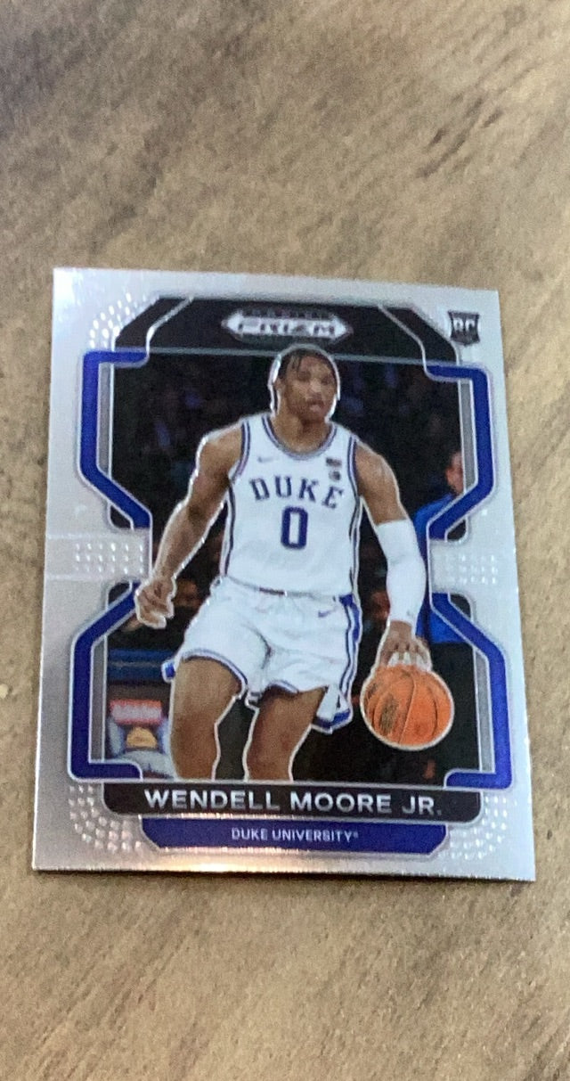 Wendell Moore Jr. 2022 Panini Prizm Draft Picks 76 trading card image front