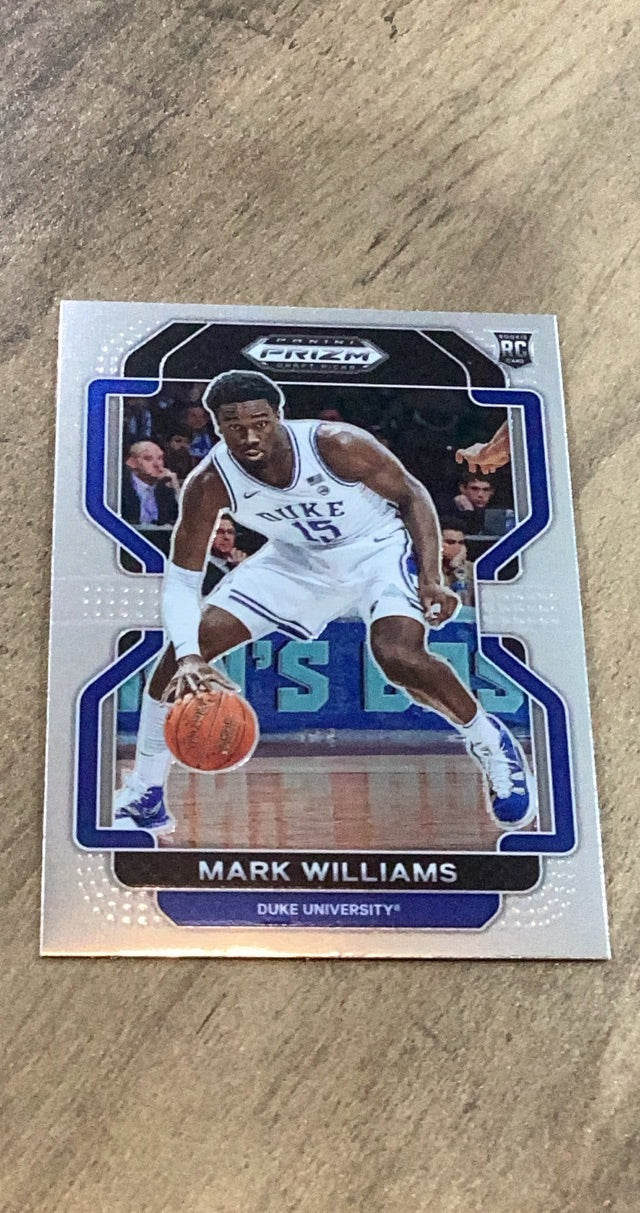 Mark Williams 2022 Panini Prizm Draft Picks 62 trading card image front