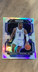 Wendell Moore Jr. 2022 Panini Prizm Draft Picks Silver 76 trading card image front