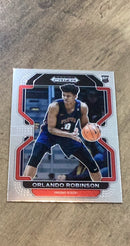 Orlando Robinson 2022 Panini Prizm Draft Picks 66 trading card image front