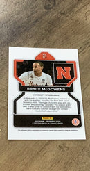 Bryce McGowens 2022 Panini Prizm Draft Picks 81 trading card image rear