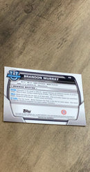 Brandon Murray 2022-23 Bowman University Chrome Pink 40 trading card image rear