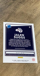 Jalen Suggs 2021 Panini Chronicles Donruss Draft Picks 28 trading card image rear