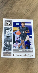 Jalen Green 2021 Panini Chronicles Draft Picks 4 trading card image front