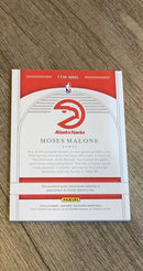 Moses Malone 2019 Panini National Treasures Timeless Treasures Materials TTM-MML trading card image rear