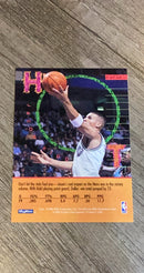 Jason Kidd 1995 Hoops Hot List 2 trading card image rear