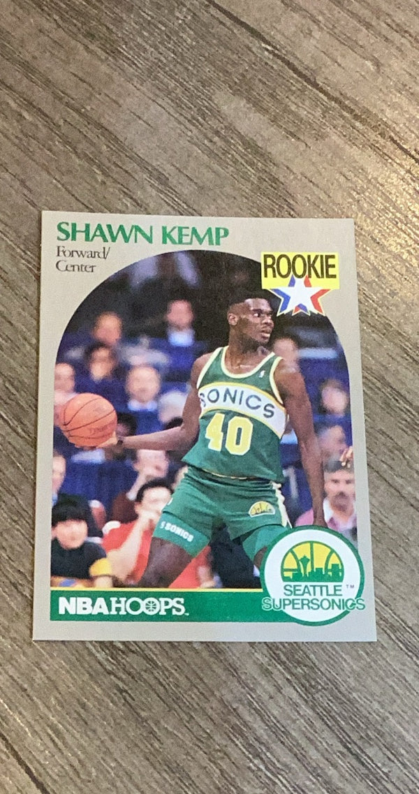 Shawn Kemp 1990 Hoops 279 trading card image front