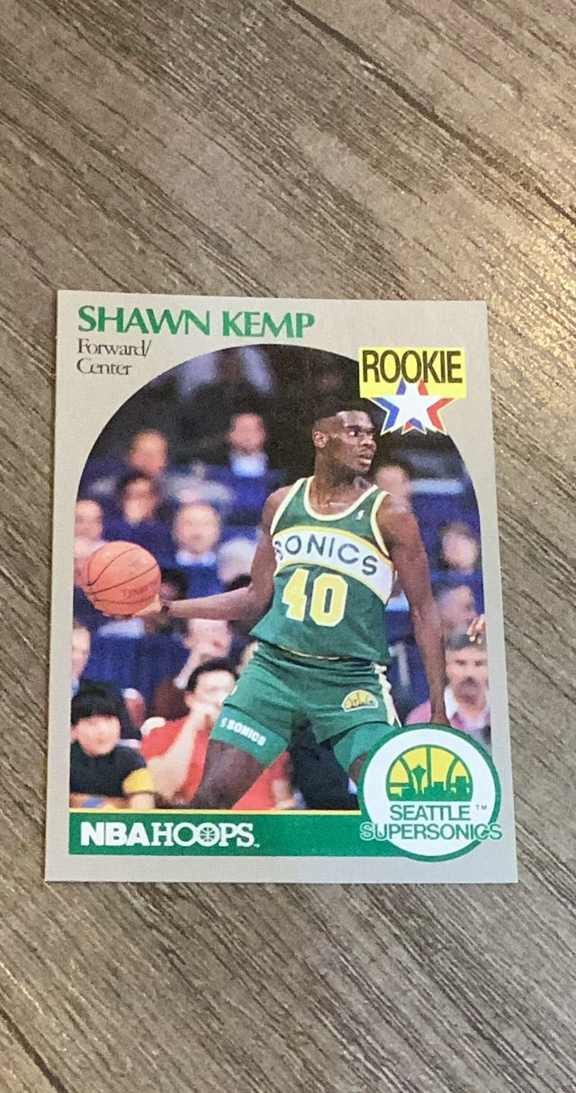 Shawn Kemp 1990 Hoops 279 trading card image front