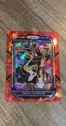 Magic Johnson 2022 Prizm Red Ice 276 trading card image front