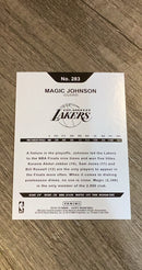 Magic Johnson 2018 Hoops 283 trading card image rear