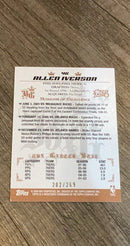 Allen Iverson 2006 Topps Big Game 46 trading card image rear