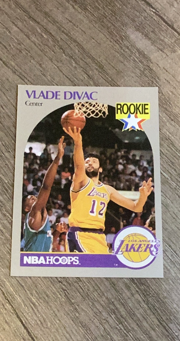 Vlade Divac 1990 Hoops 154 trading card image front