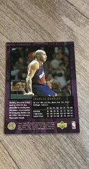 Charles Barkley 1995 SP Championship 82 trading card image rear
