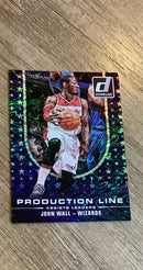John Wall 2014 Donruss Production Line Assists 3 trading card image front