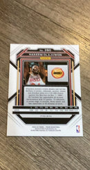 Hakeem Olajuwon 2022 Panini Prizm Red Ice 290 trading card image rear