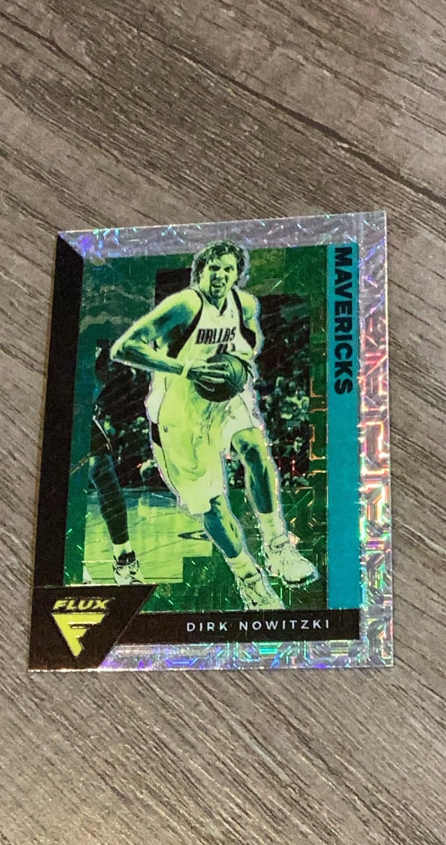 Dirk Nowitzki 2020 Panini Flux Silver Mojo 191 trading card image front