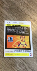 Dirk Nowitzki 2020 Panini Flux Silver Mojo 191 trading card image rear