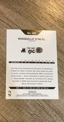 Shaquille O'Neal 2018 Hoops 298 trading card image rear