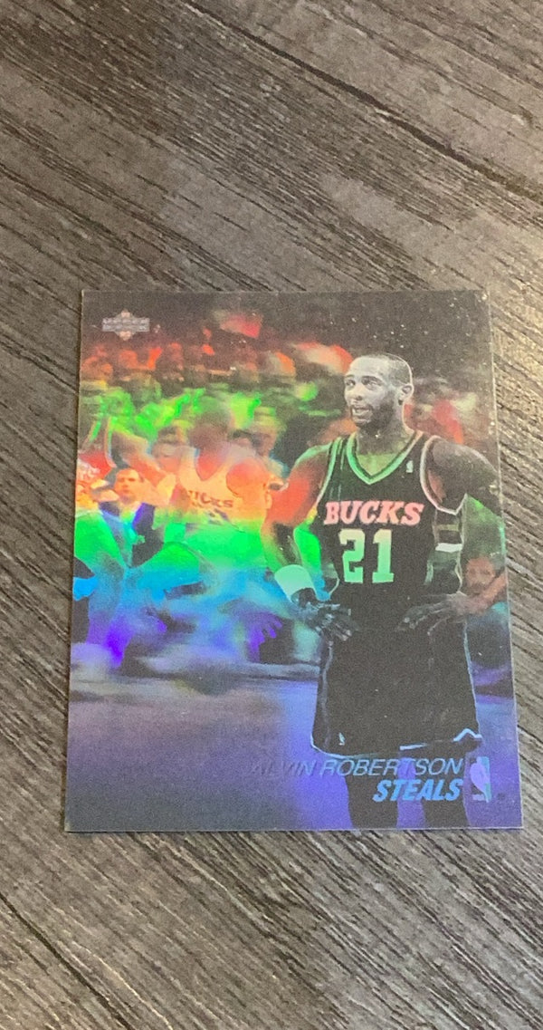 Alvin Robertson 1991 Upper Deck Award Winner AW2 trading card image front