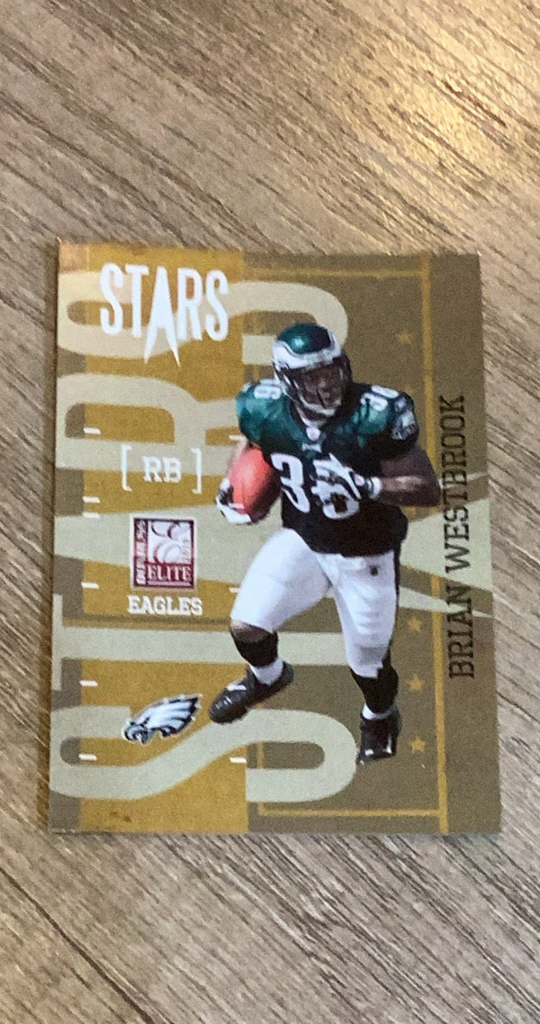 Brian Westbrook 2010 Donruss Elite Stars Gold 2 trading card image front