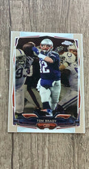 Tom Brady 2014 Topps Chrome 62 trading card image front