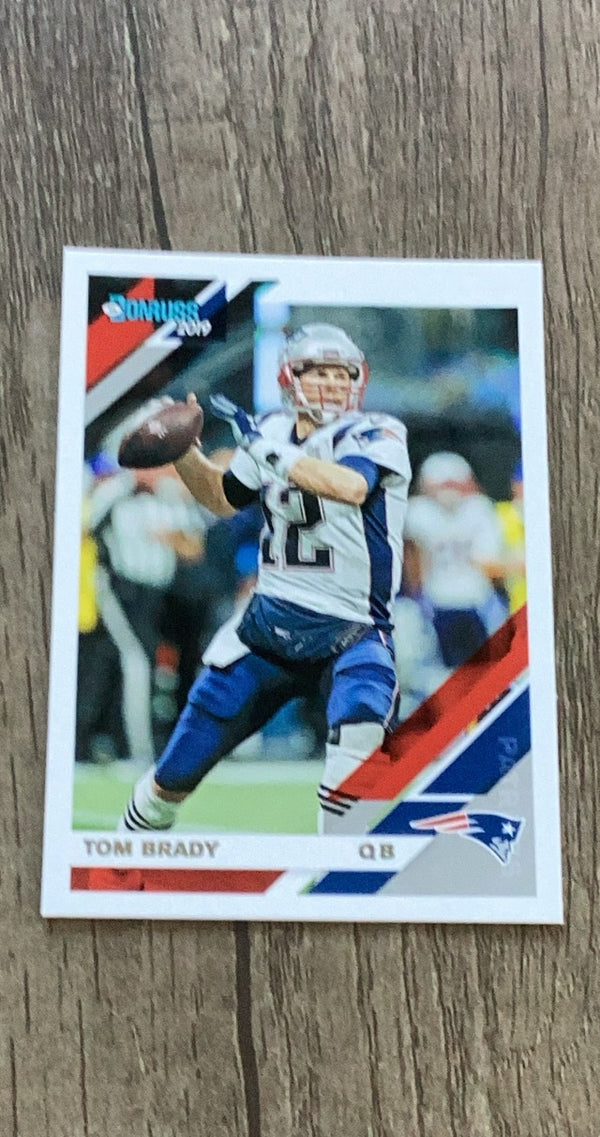 Tom Brady 2019 Donruss 162 trading card image front