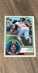 Tony Gwynn 1983 Topps 482 trading card image front