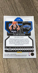 Jalen Suggs 2021-22 Panini Prizm Red White and Blue 314 trading card image rear