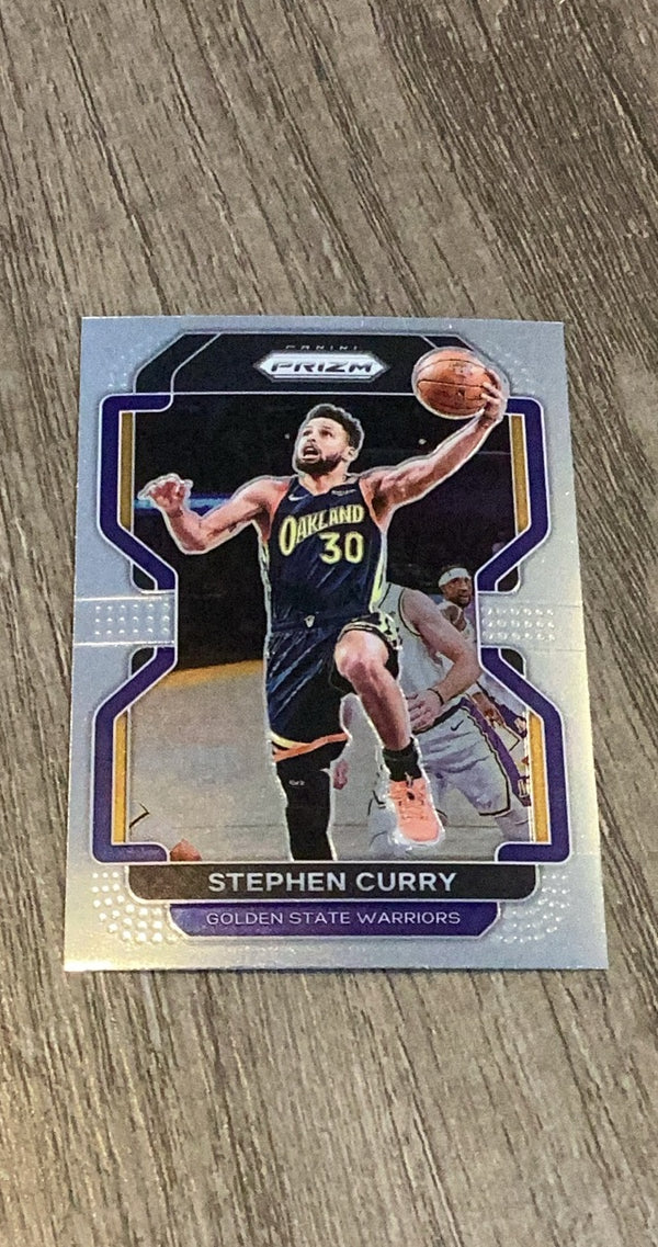 Stephen Curry 2021-22 Panini Prizm 154 trading card image front