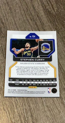Stephen Curry 2021-22 Panini Prizm 154 trading card image rear