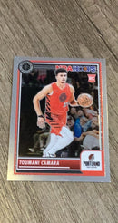 Toumani Camara 2023-24 Hoops Premium Stock Premium 10 trading card image front