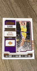 Austin Reaves 2023-24 Panini Contenders Premium Edition 15 trading card image front