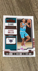 Brandon Miller 2023-24 Panini Contenders Game Ticket Red 24 trading card image front