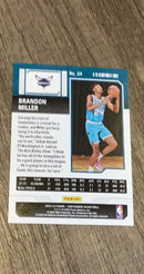 Brandon Miller 2023-24 Panini Contenders Game Ticket Red 24 trading card image rear