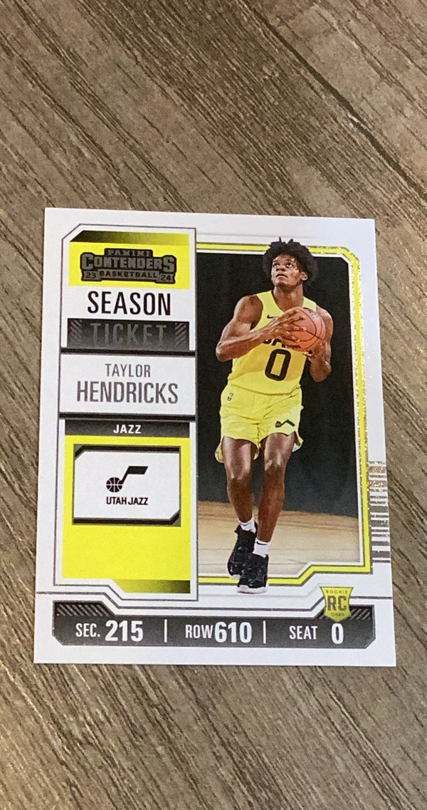 Taylor Hendricks 2023-24 Panini Contenders 43 trading card image front