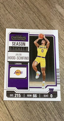 Jalen Hood-Schifino 2023-24 Panini Contenders 83 trading card image front
