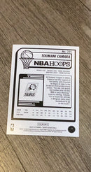 Toumani Camara 2023-24 Hoops 231 trading card image rear